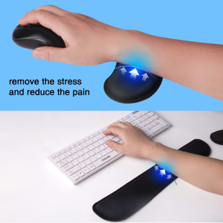 Wrist Rest Mouse Pad With Gel Anti Slip